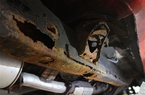 fixing rusted truck frame